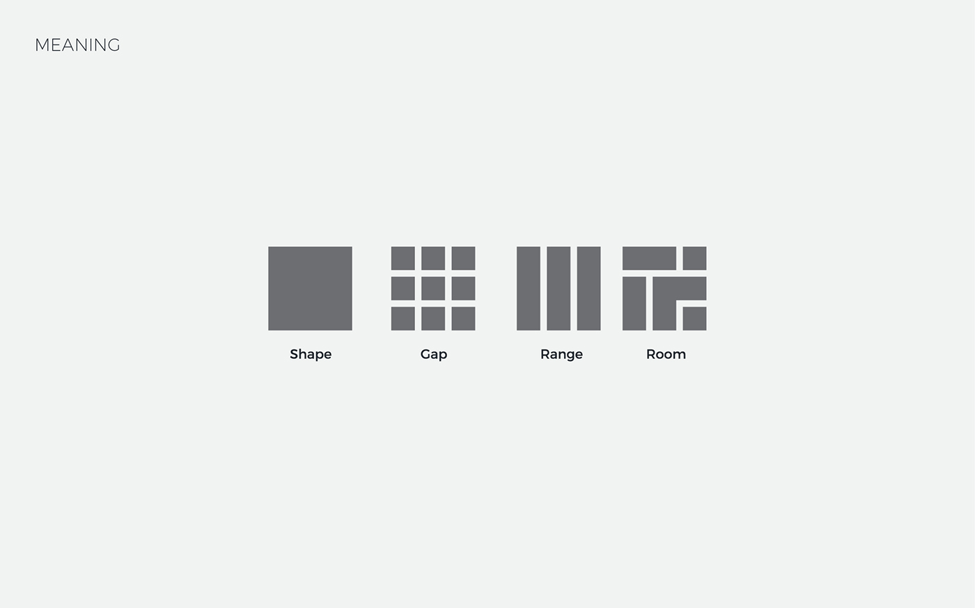 logo identity system grid contruction stationary corporate