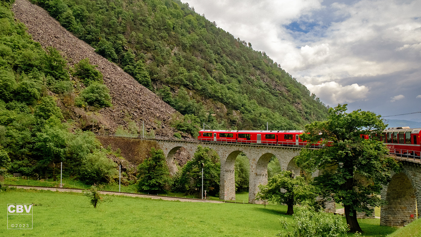 trains Nature Landscape mountains lakes Switzerland gletchers rivers