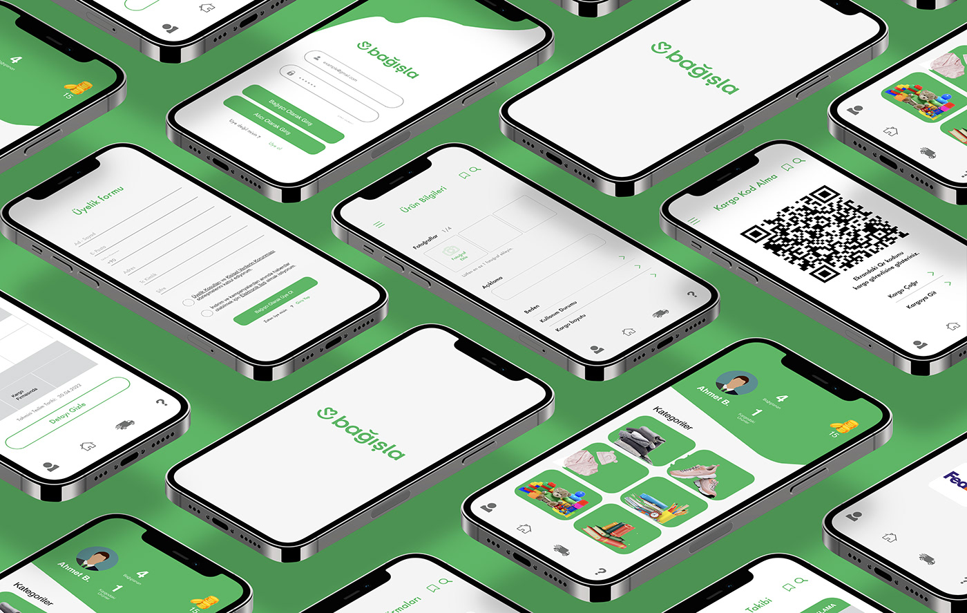 adobe illustrator arayüz tasarımı brand identity design etkileşim tasarımı logo Mobile app UI/UX