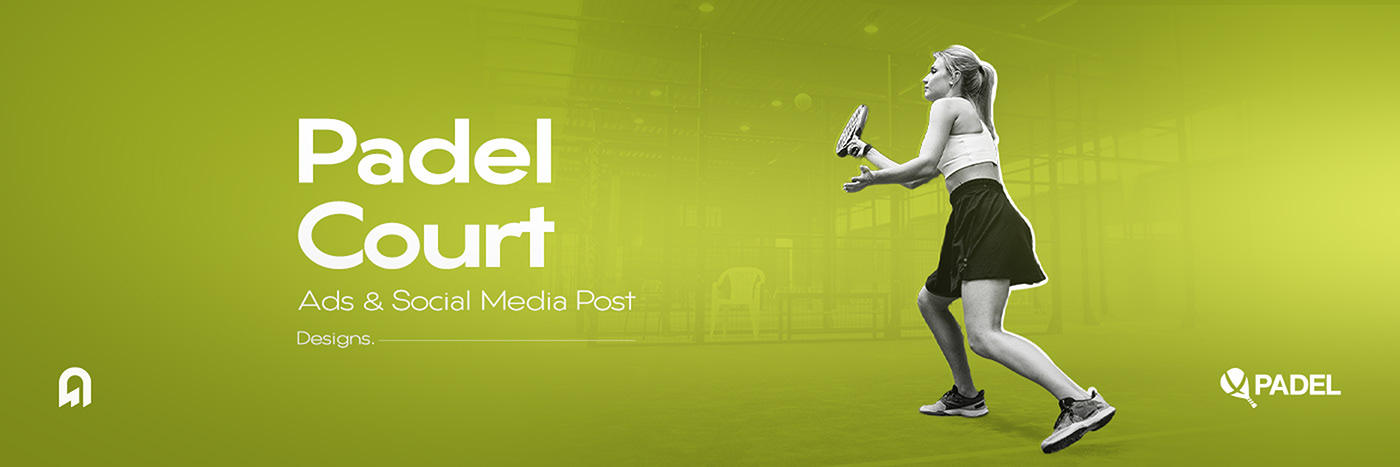 Padel sport soccer sports designer Social media post Advertising  ads banner post