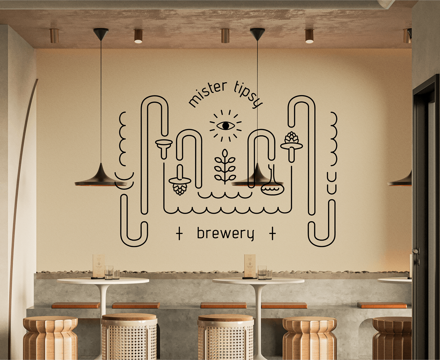visual logo designer heraldik craft beer Packaging Graphic Designer бар restaurant visual identity heraldika