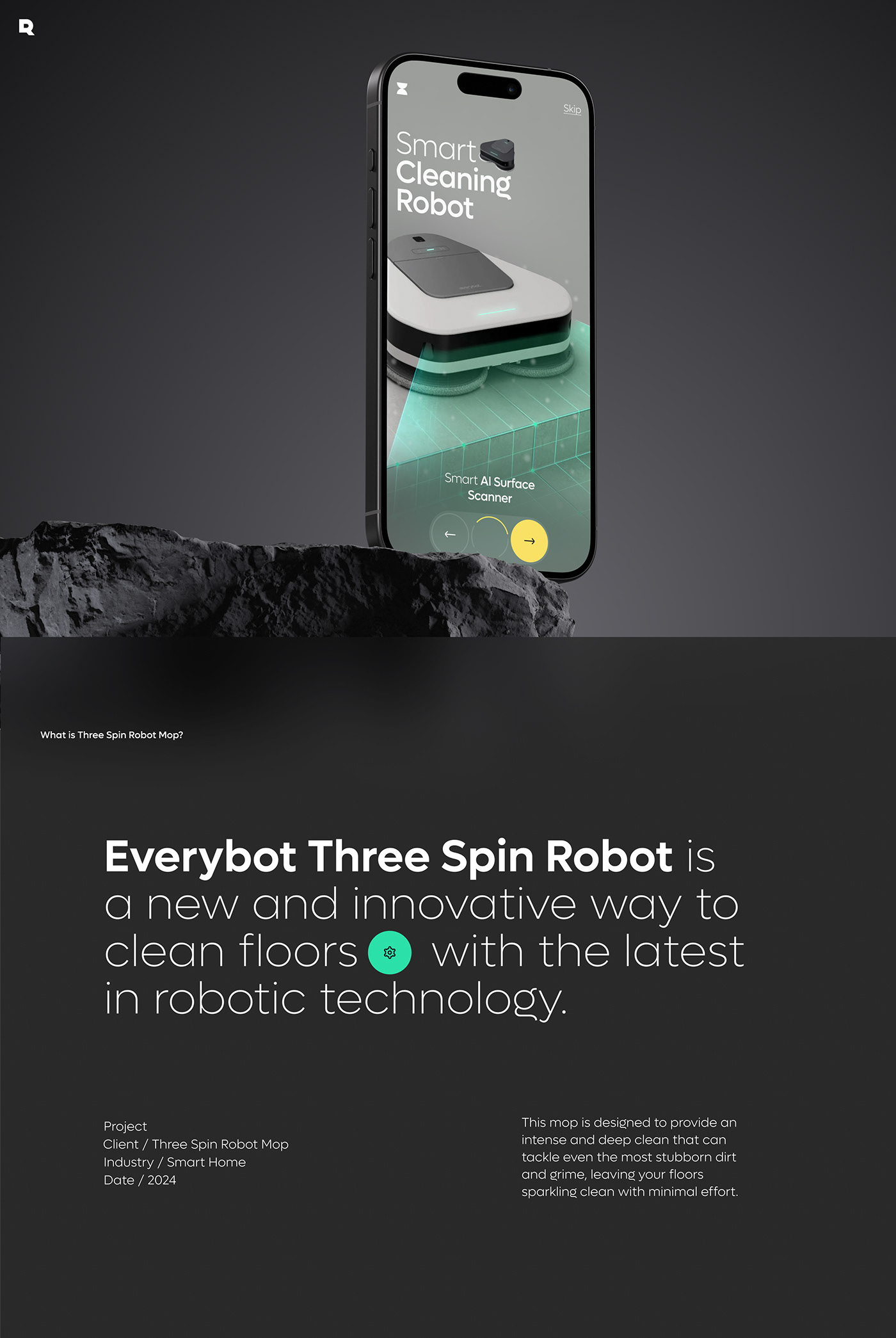 Everybot Mobile App - Cleaner SaaS & UX UI Design