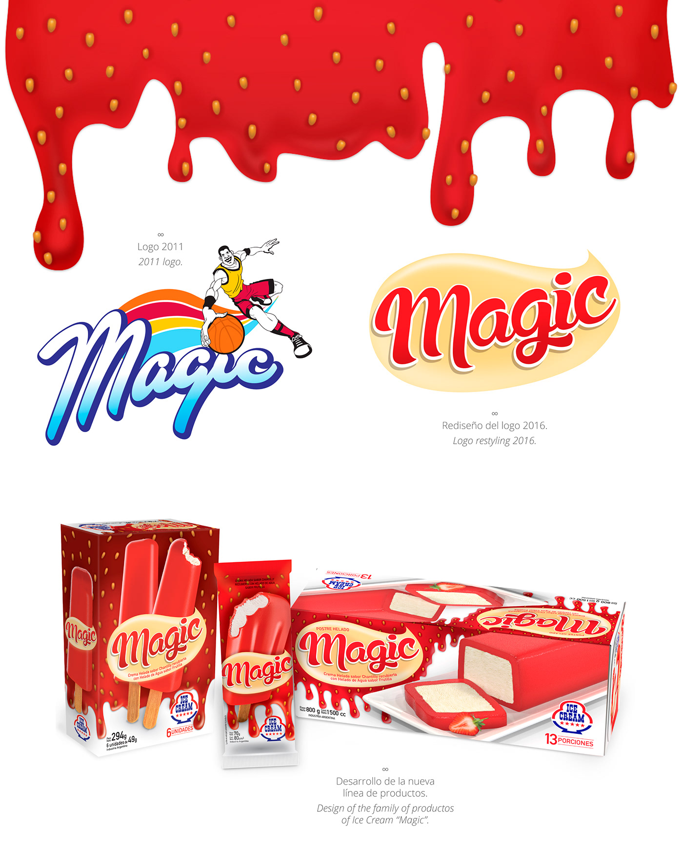 icecream graphicdesign helado strawberry Frutilla diseñografico packagingdesign DiseñoPackaging Packaging