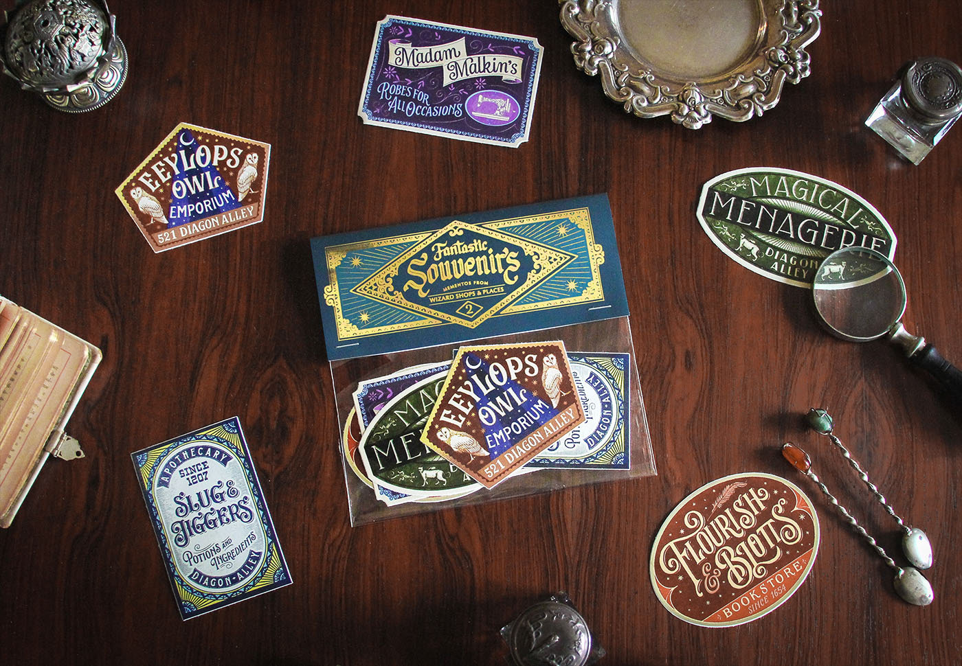 harry potter Magic   Magical stickers Travel vintage wizard Wizarding World