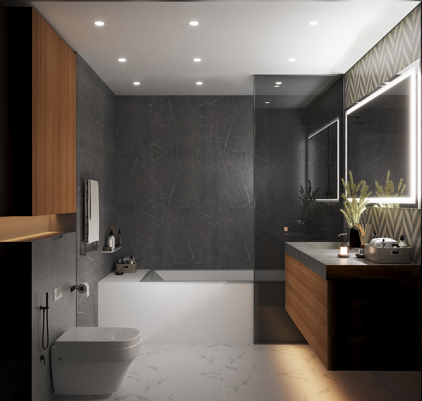 bathroom interior design  architecture 3ds max Render visualization