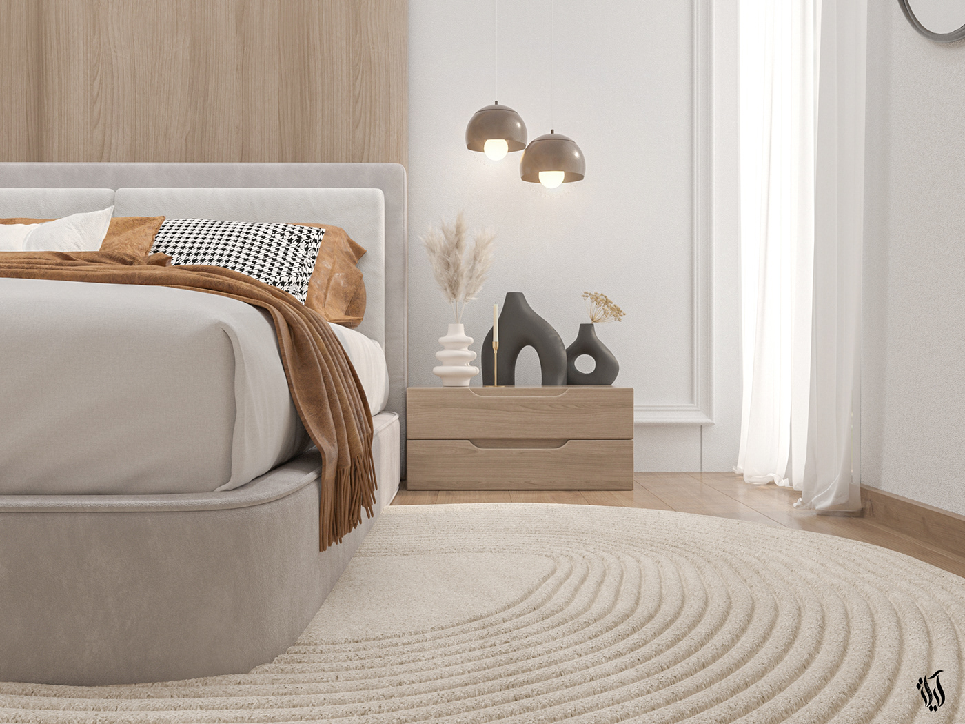 indoor interior design  visualization 3D bedroom design homedecor decor Interior 3ds max bedroominterior