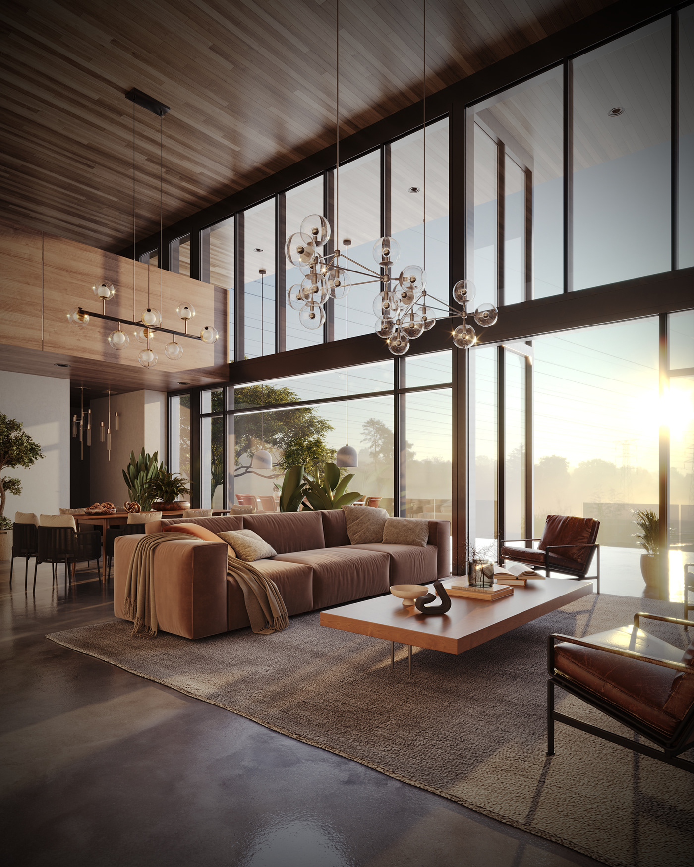 indoor Indoors visualization architecture Render 3ds max modern archviz CGI corona