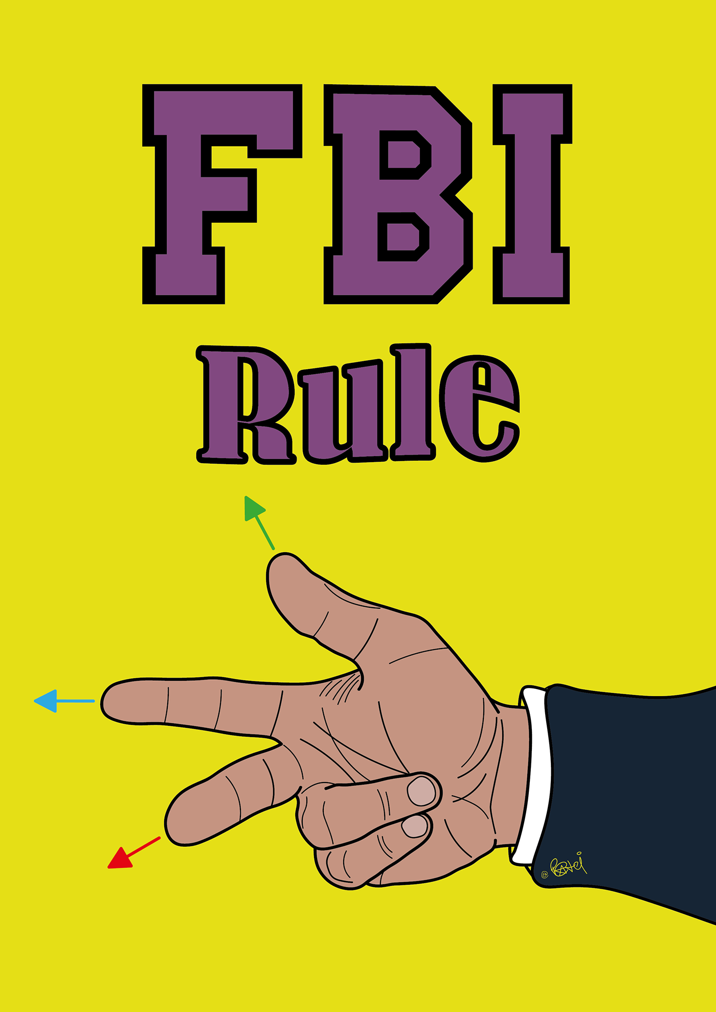 agent artist artwork cartoon FBI ILLUSTRATION  physics rules science
