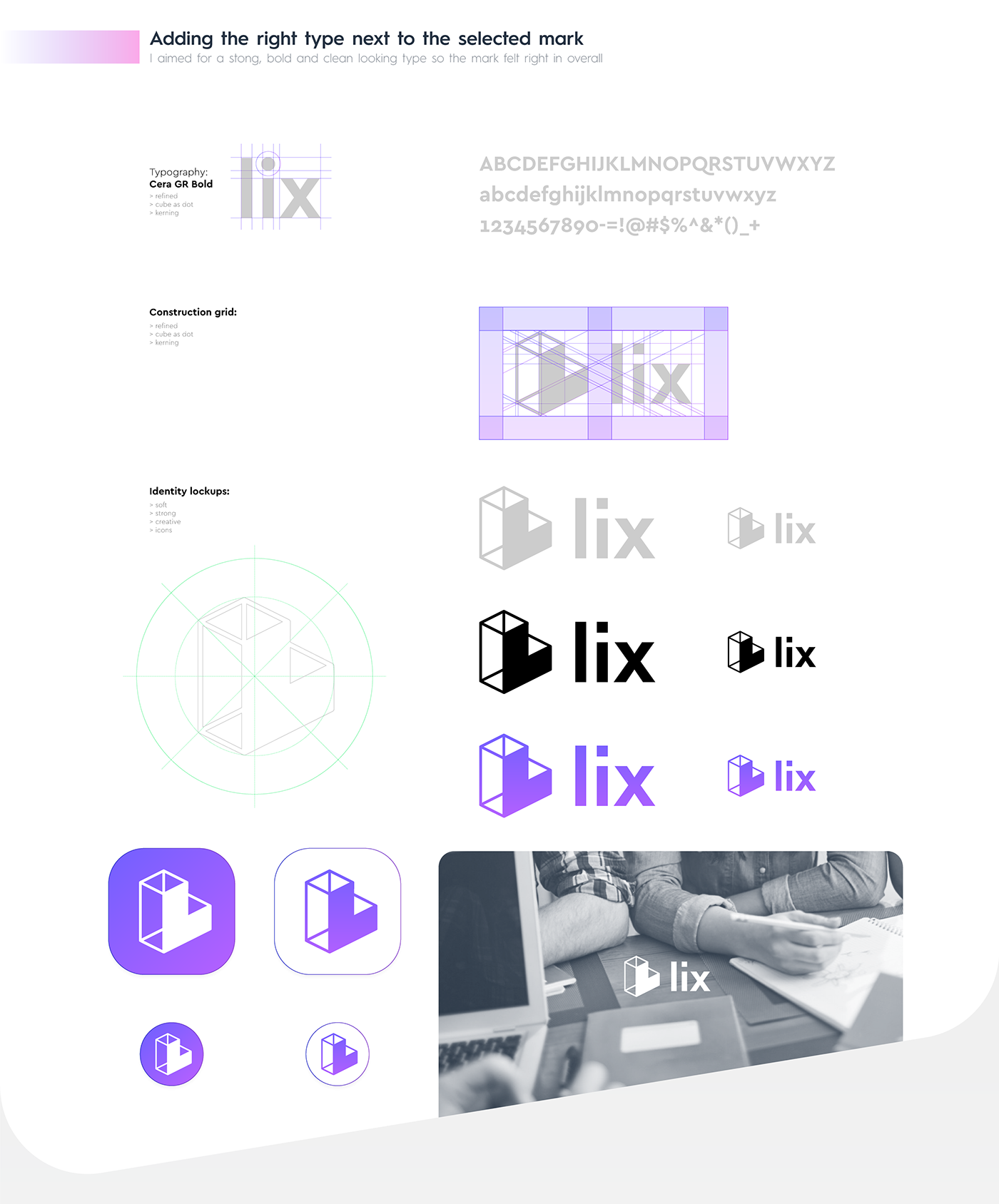 Lix logo educatie school student identity lix.com lettering branding  Identity Design textbook