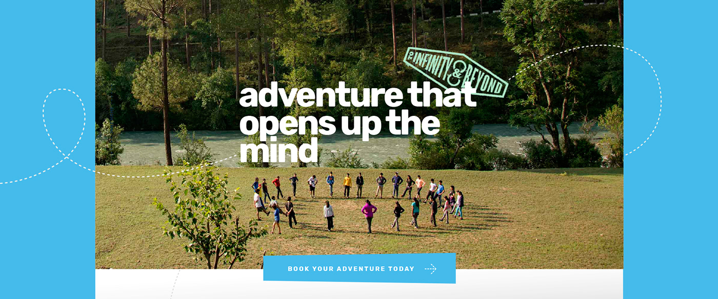 adventure Camps children Experiential inme learning motion graphics  Outdoor writing 