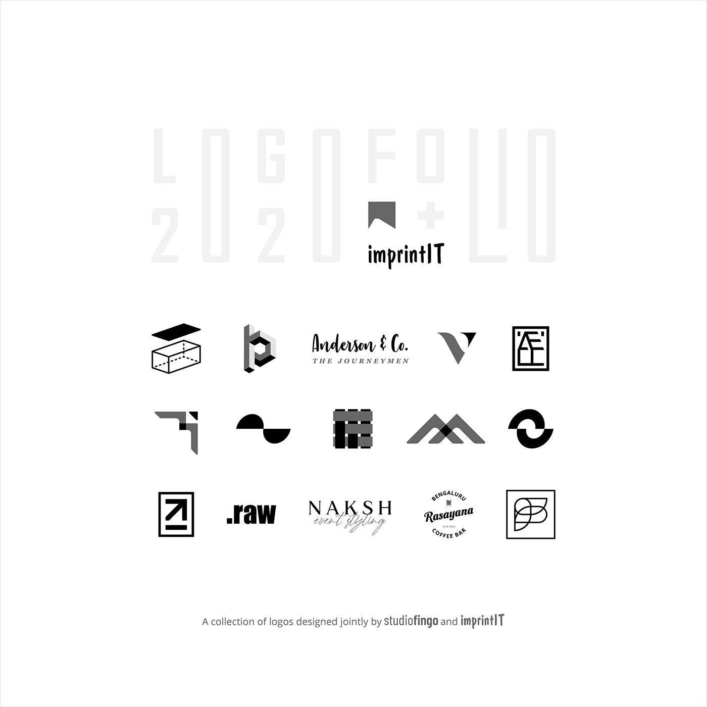 Brand Design brand identity branding  graphic design  ILLUSTRATION  imprintIT logo collection Logo Design logofolio monograms symbols