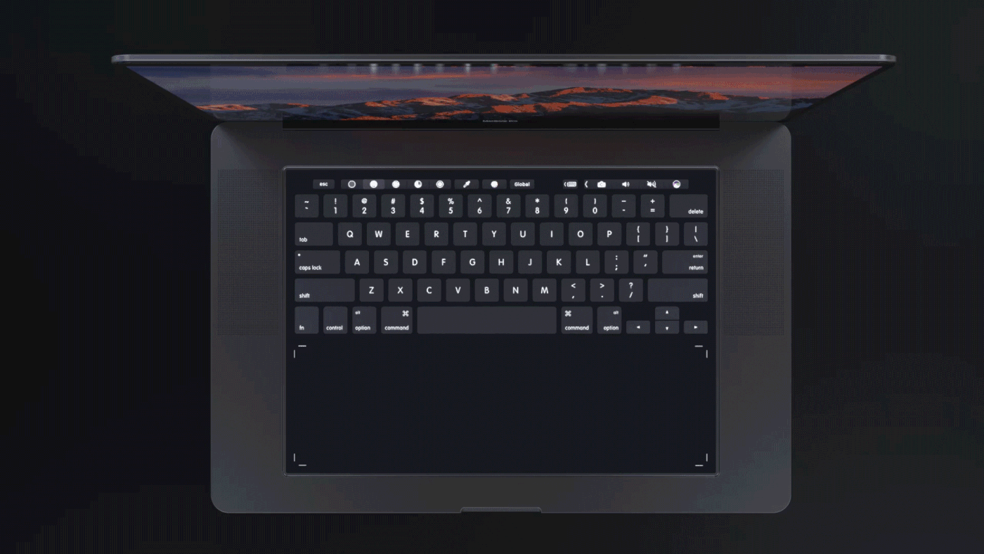 Concept de MacBook Pro 2018