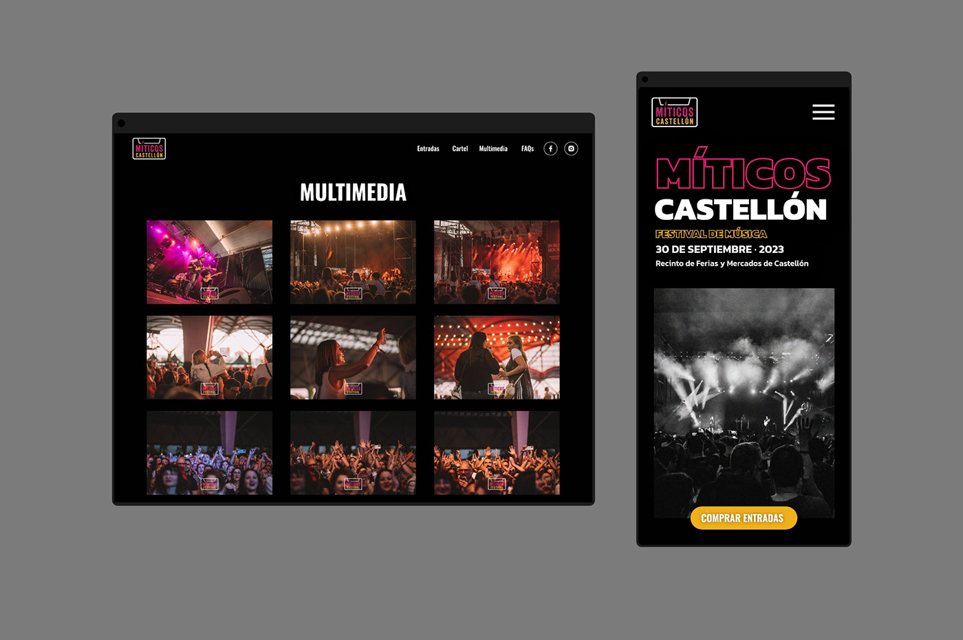 Adobe XD branding  festival festival design landing page ui design UI/UX UX design Web Design  Website Design