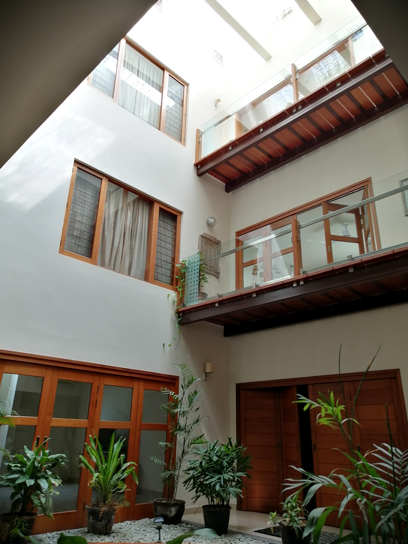 architecture indoor patio interior design  Landscape Design skylights