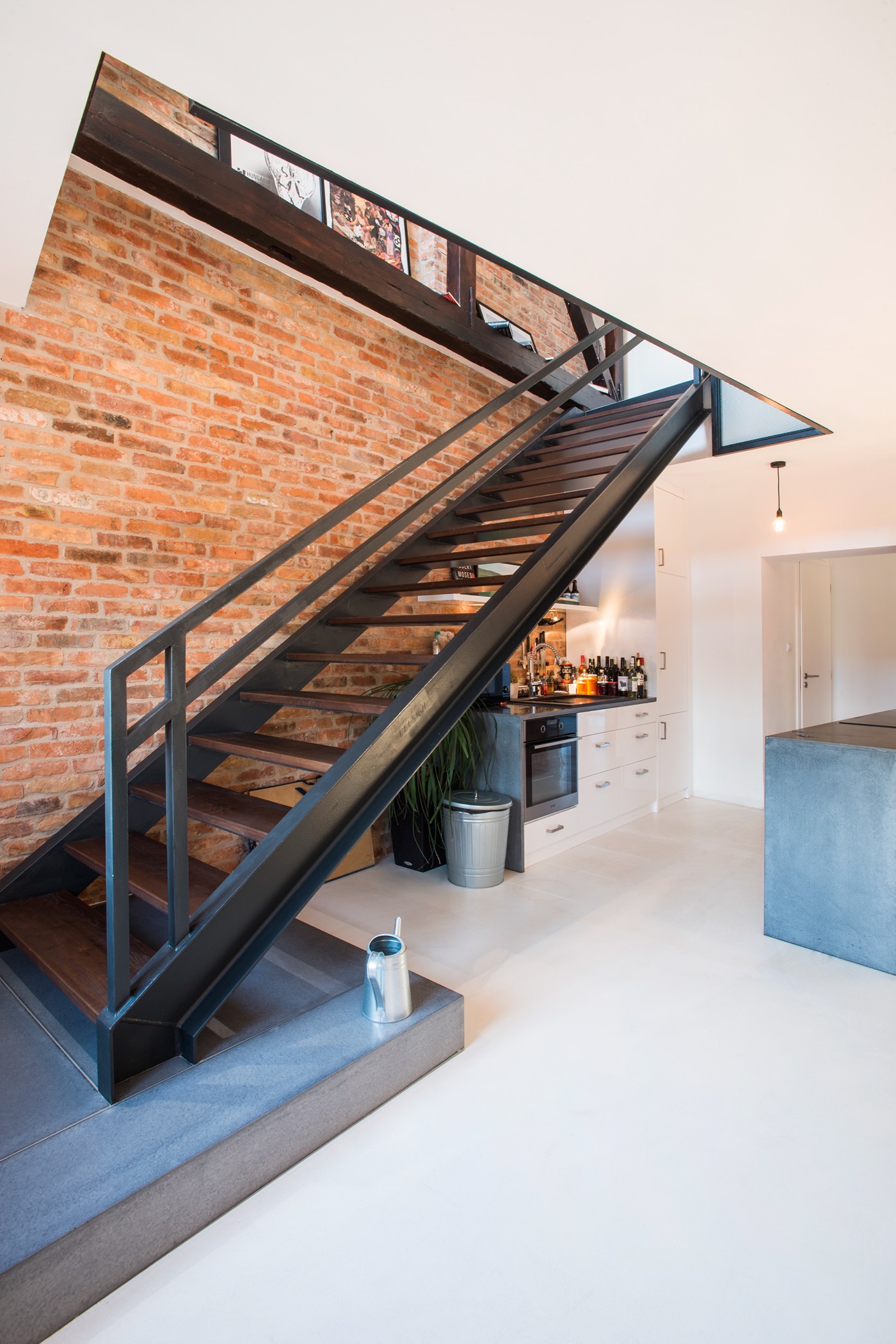 multilevel threestories 3story brickwall concrete metalstairs Wooden Wall gasparbonta bpcity placematters