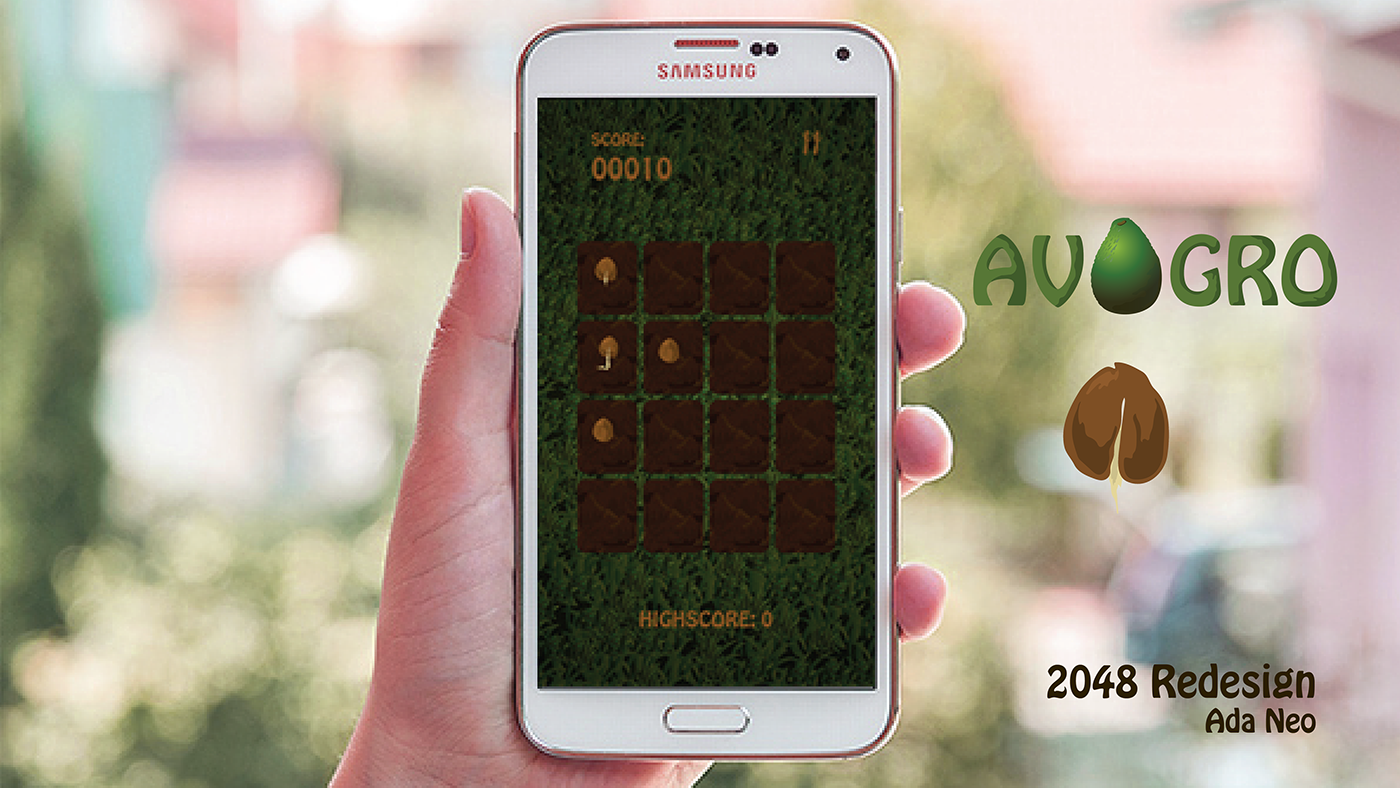 avocado avogro gamedesign gameart 2048Game gameredeisgn ILLUSTRATION 