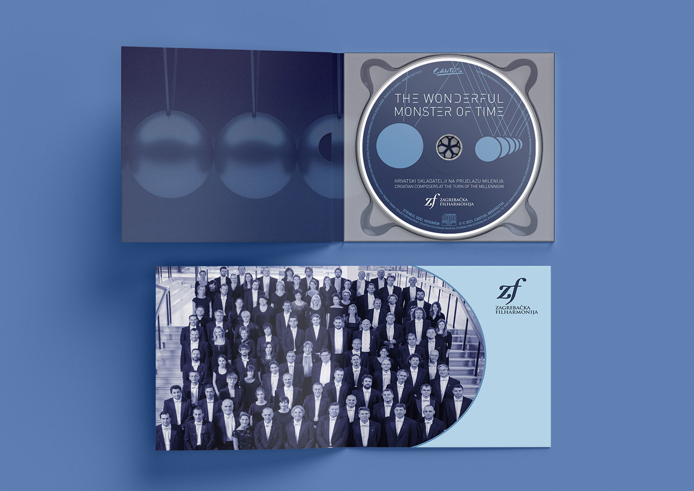 cantus cd digipak classical music cover design ZAGREB PHILHARMONIC