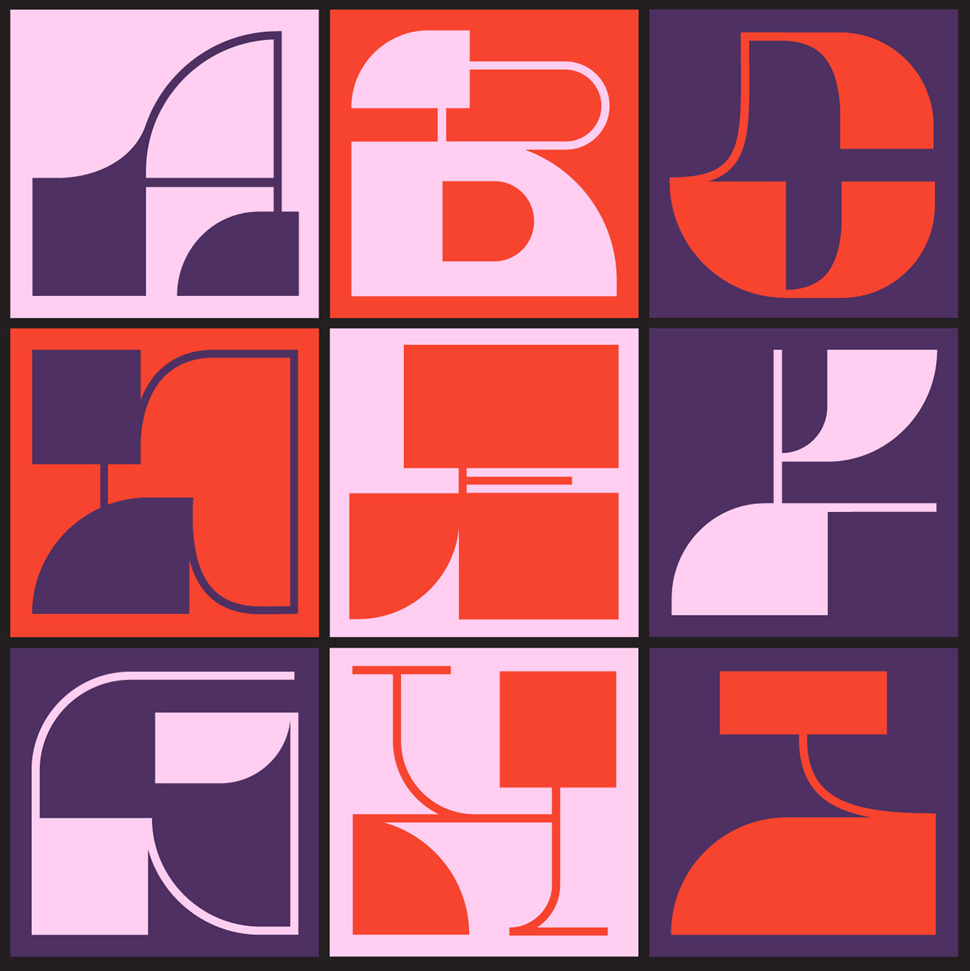 36daysoftype challenge geometric graphicdesign typo typography  