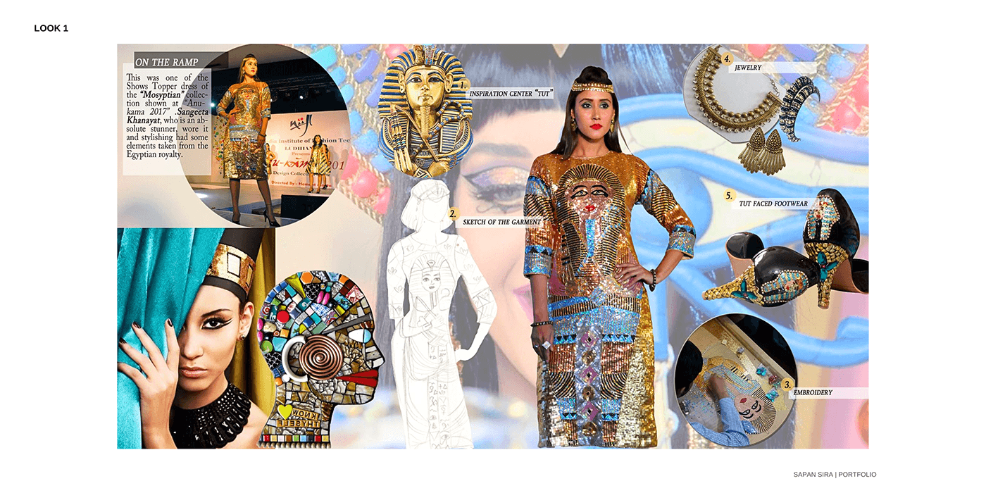 abstract egyptian handmade handwork mosaic pattern portfolio design process Fashion  niift work