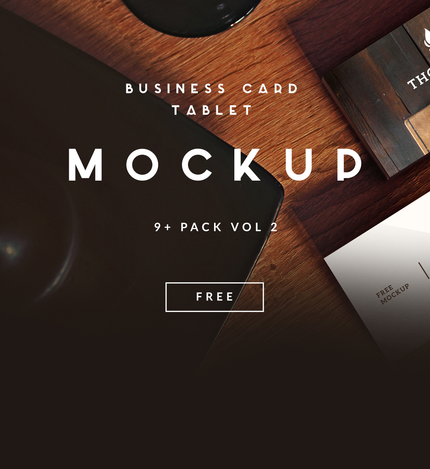 business card Mockup psd photoshop tablet free download photo
