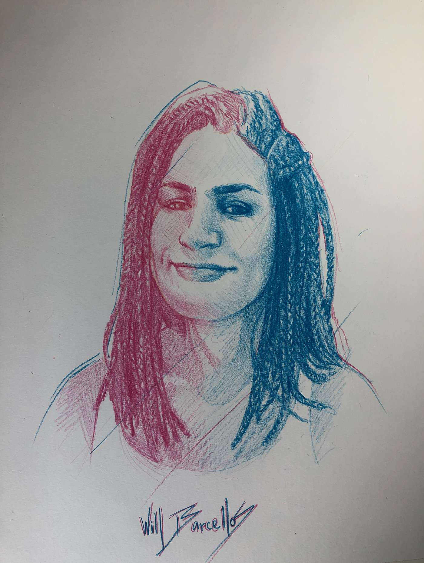 aquarela pencil TRANS transgender watercolor