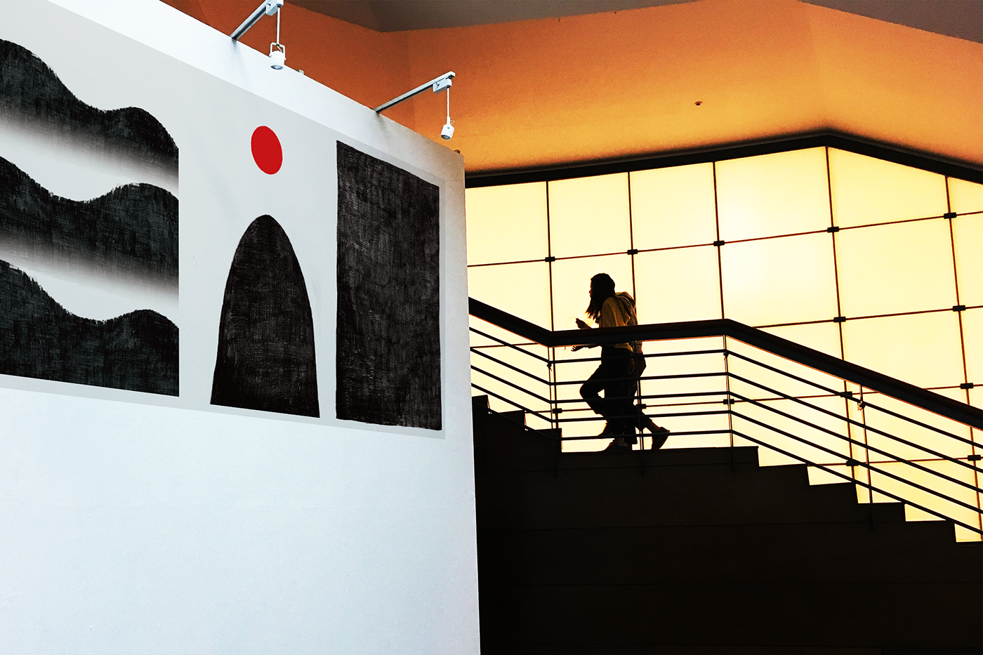 exhibitiondesign grapicdesign red Sun Exhibition  japanese classy Logotype oriental posterdesign