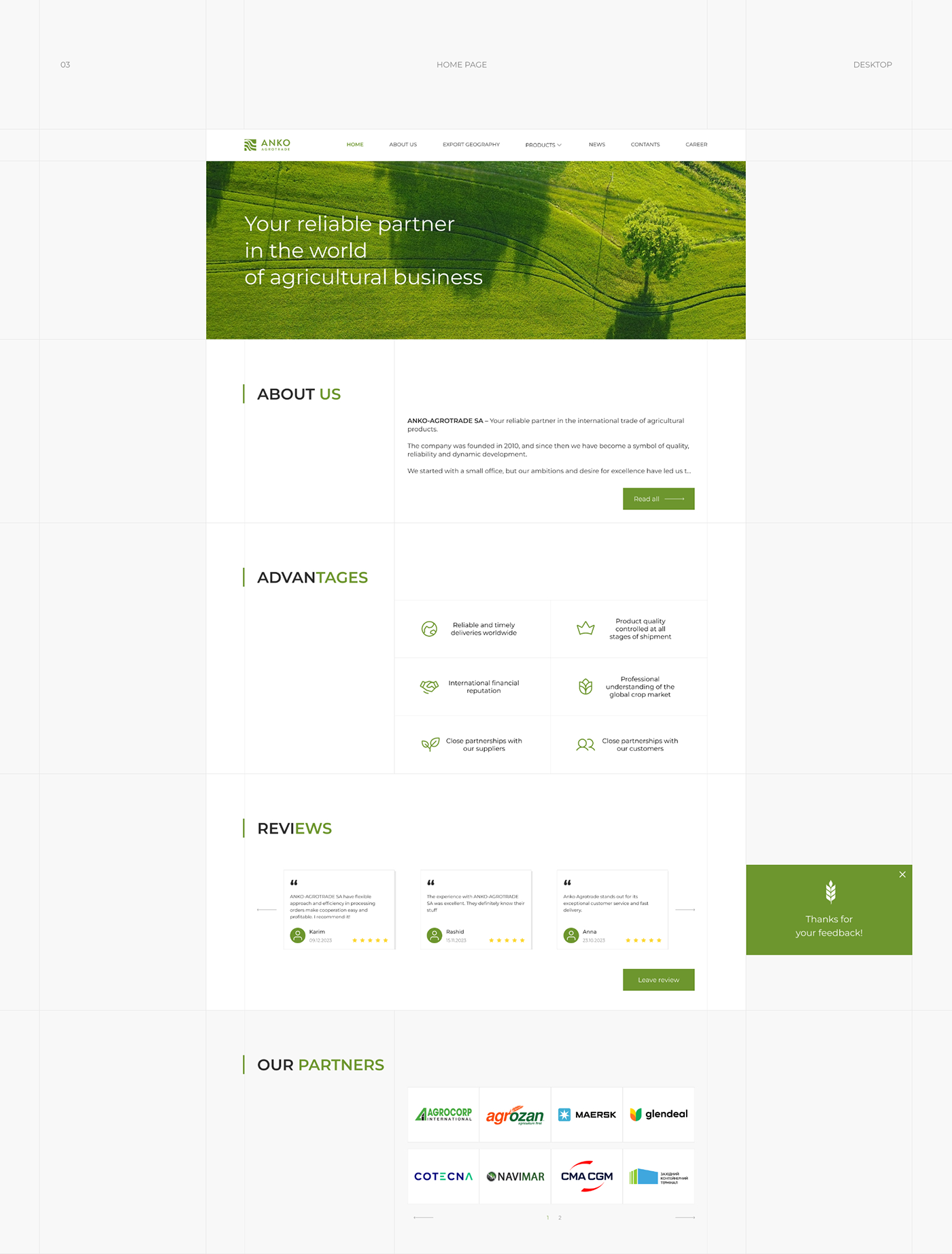 Agro Website UI/UX Web Design  Figma green Plant Agronomy farm agriculture