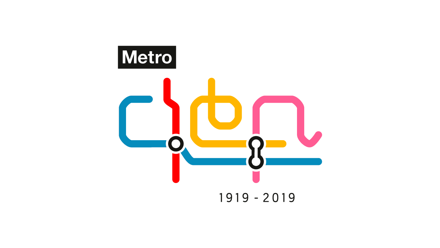 branding  typography   identity metro subway underground madrid Brand Design logo adobeawards