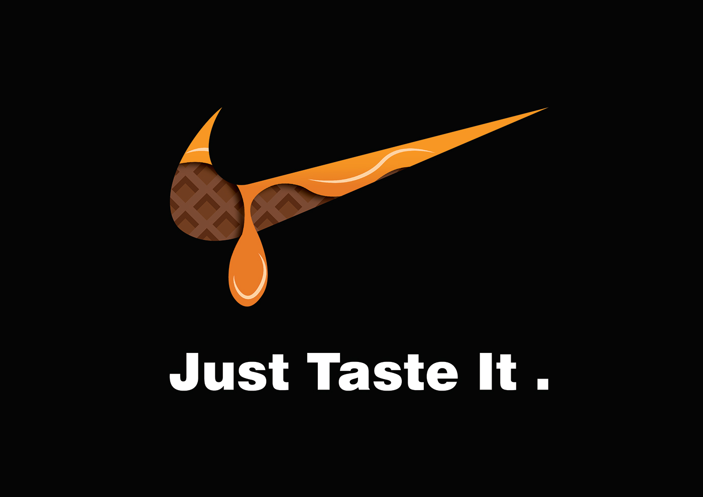 Nike Just Taste It logo design