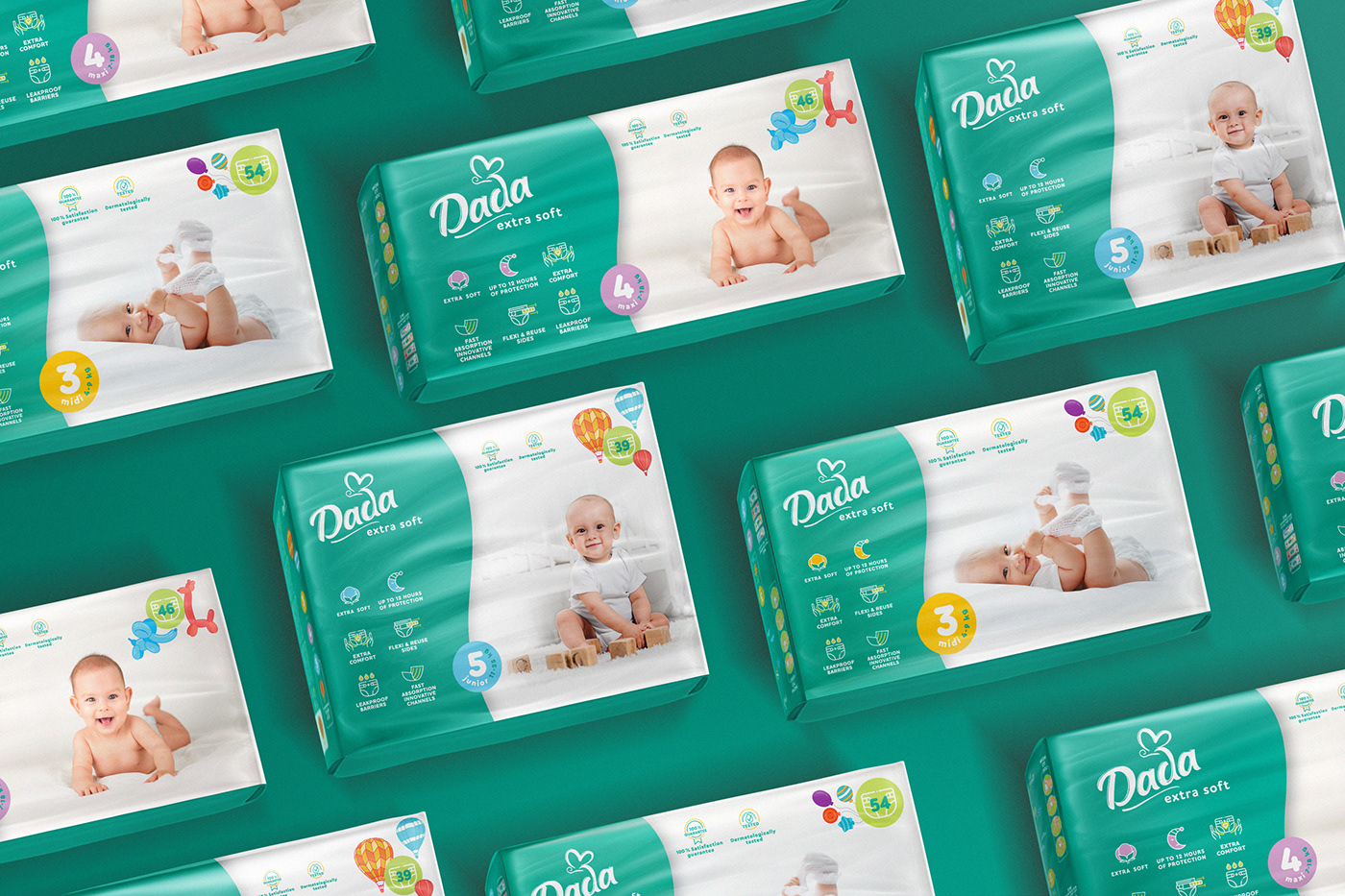 animals children cute diaper diapers kids Packaging packaging design