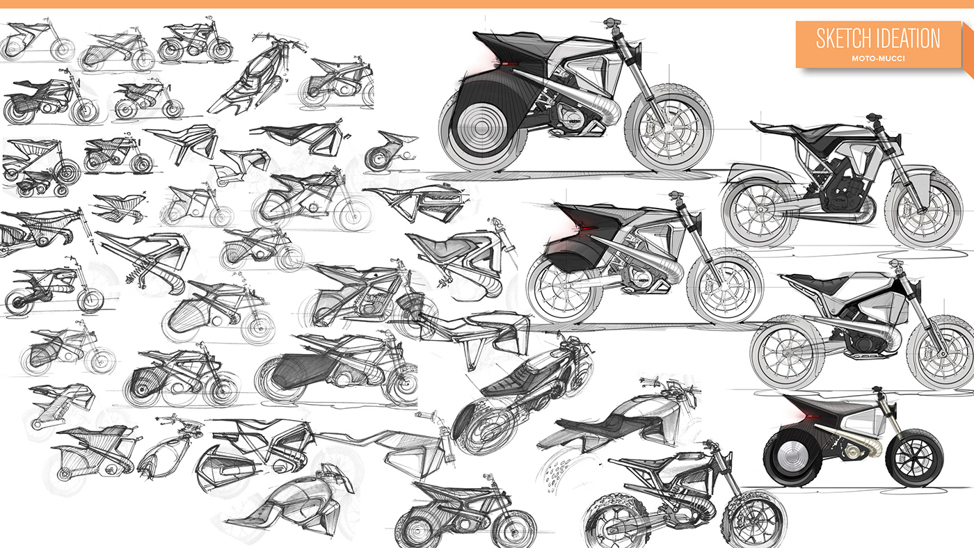 motorcycle Custom fabrication moto tracker KTM build 3d printing cnc