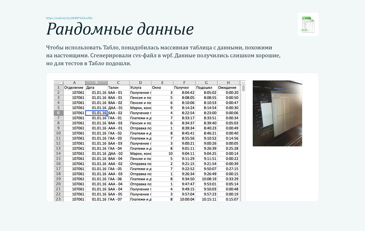 Data analitics data design exel dataviz visualization table post office