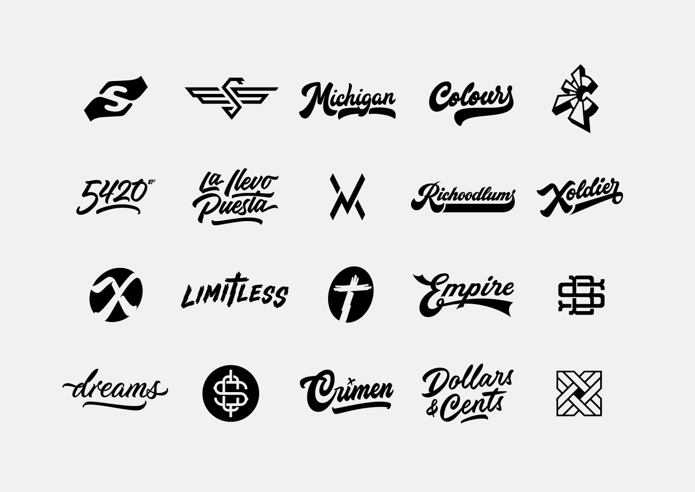 logofolio Logotype Logo Design brand logo mark marks symbol identity typography   brand identity