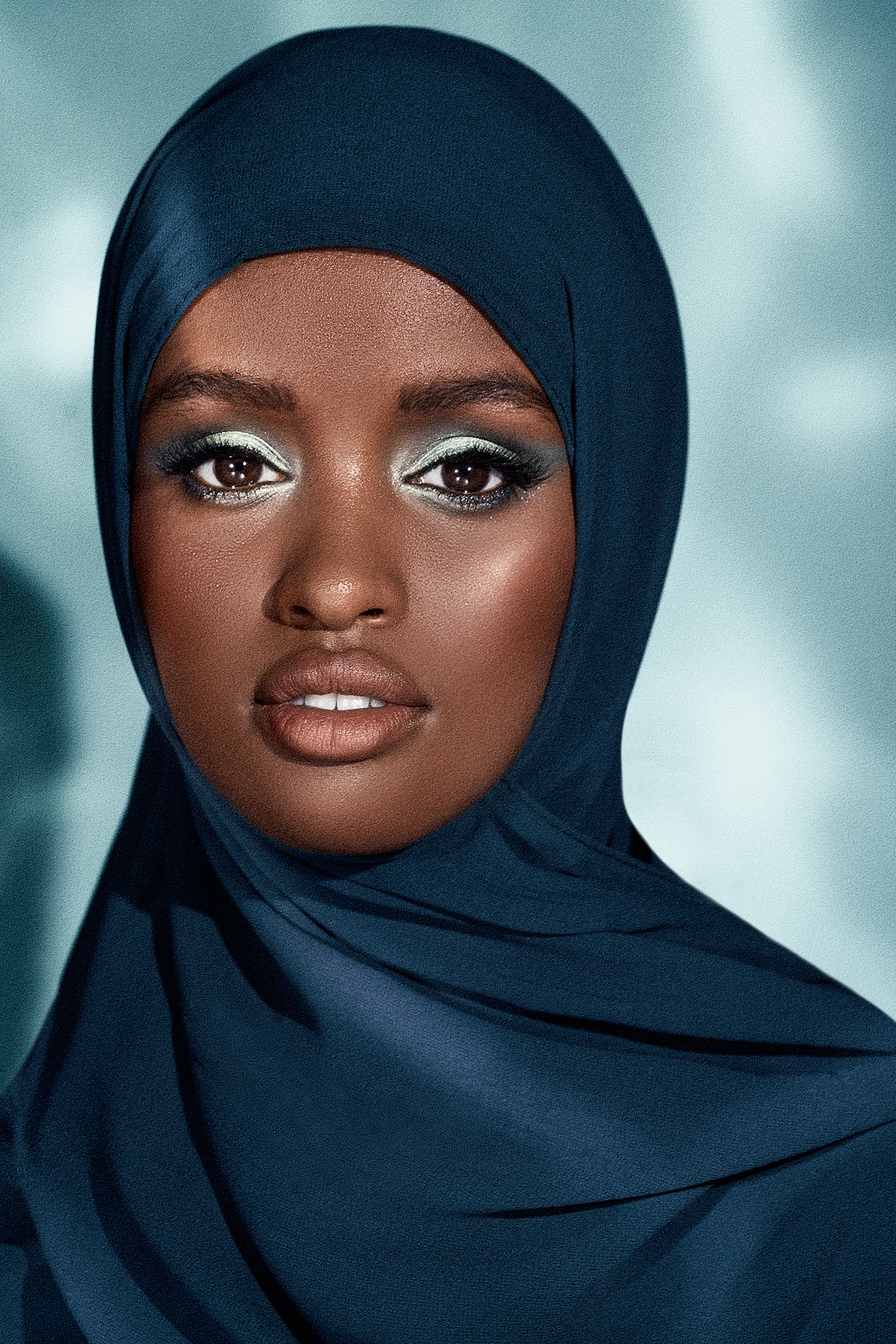 beauty photography editorial hijab London makeup model muse portrait photography Studio Photography