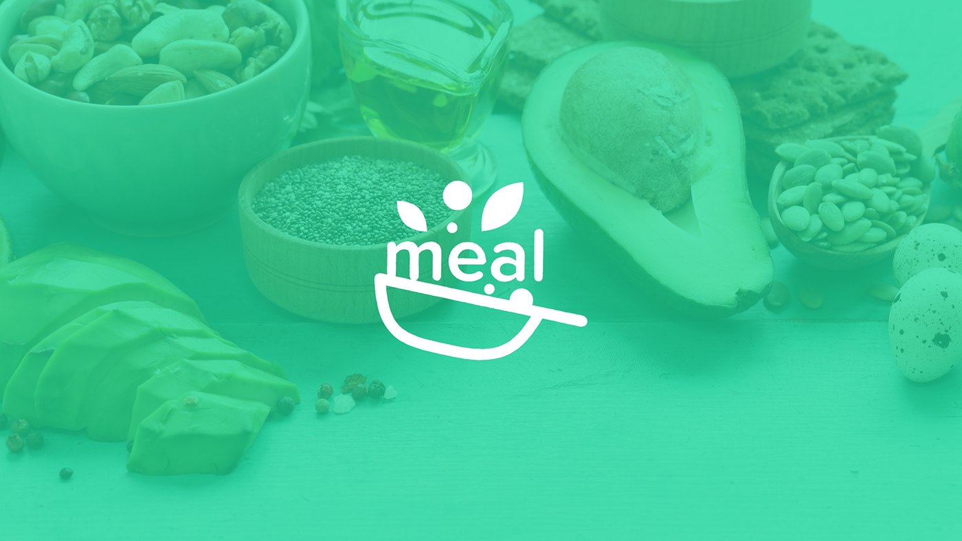 branding  app Icon design meal Food  healthy green paleo cook