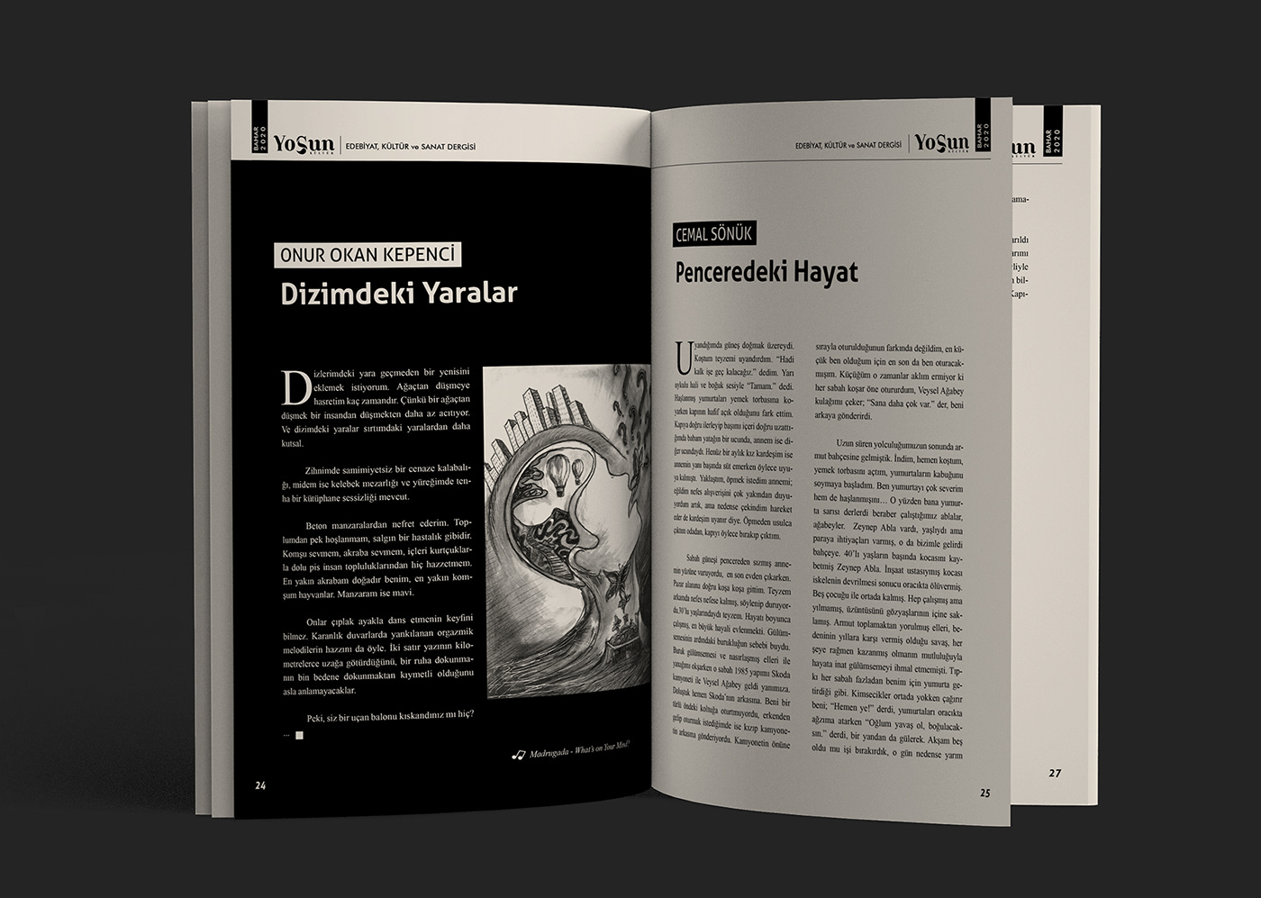 cover design Dergi Edebiyat Dergisi grafik tasarım graphic design  kapak tasarımı literature magazine logo magazine şiir