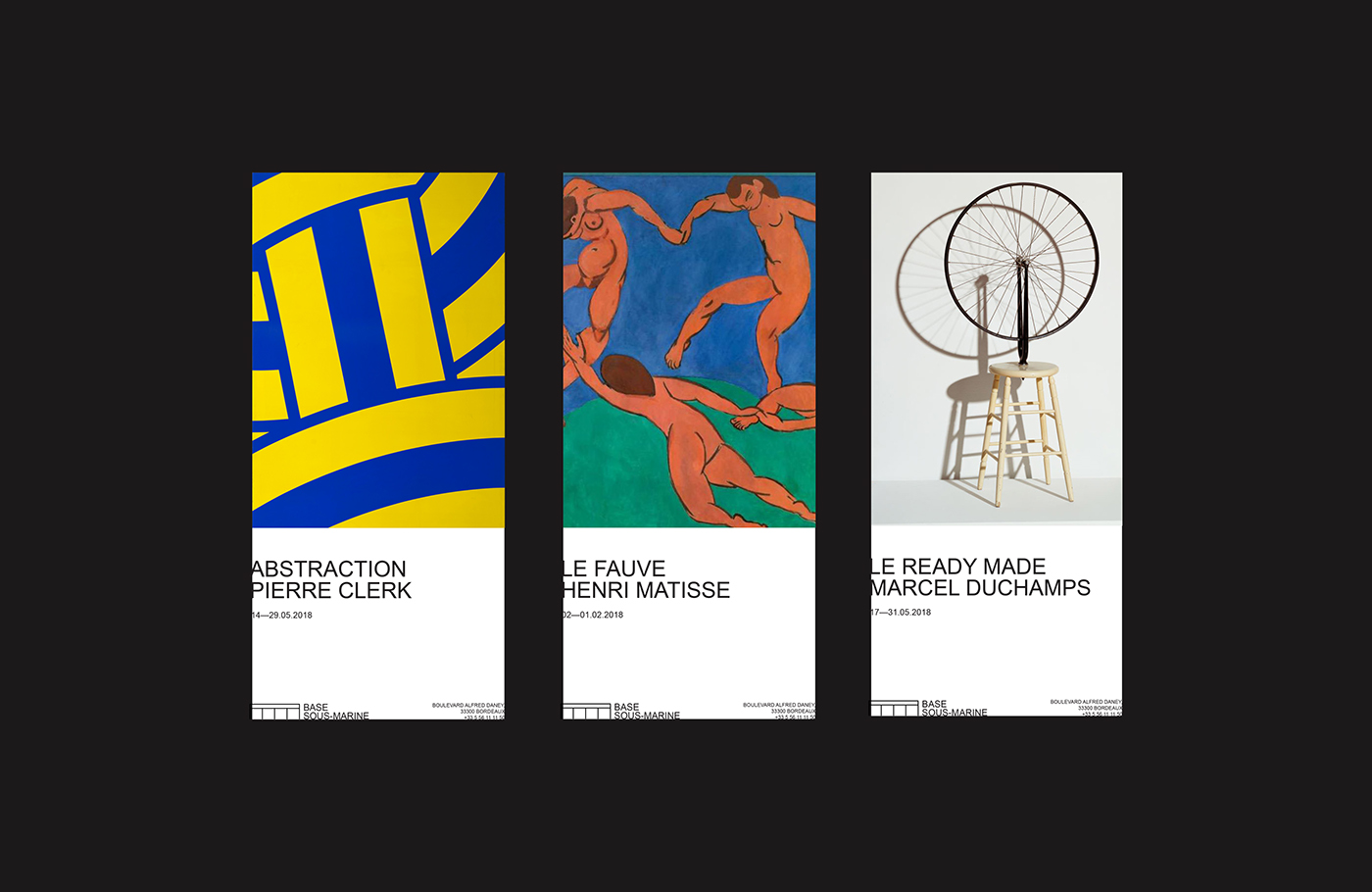 brand branding  museum art artist Bordeaux Layout edition flyer