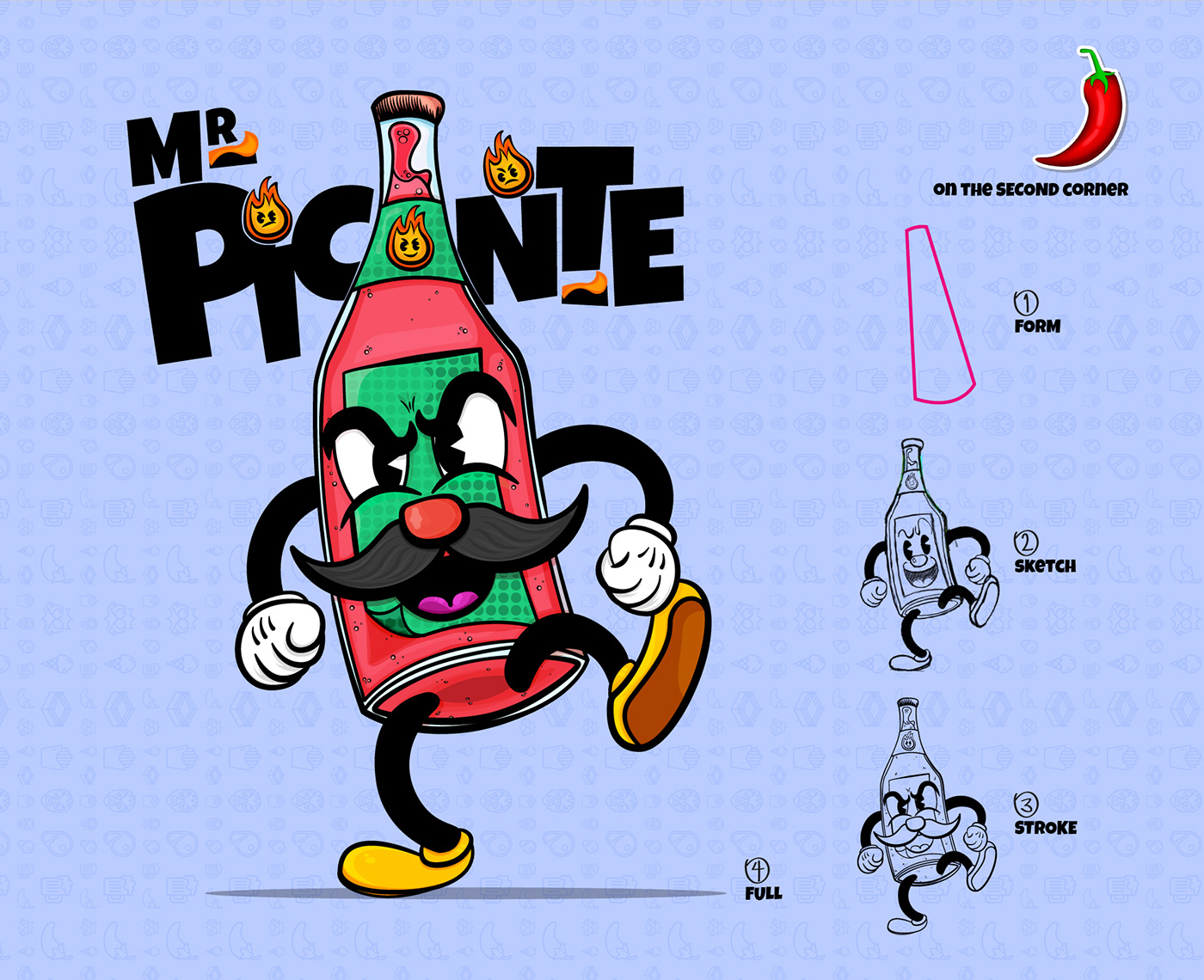 cartoon Character design  comic Digital Art  Food  ILLUSTRATION  ink sports vector Wrestling