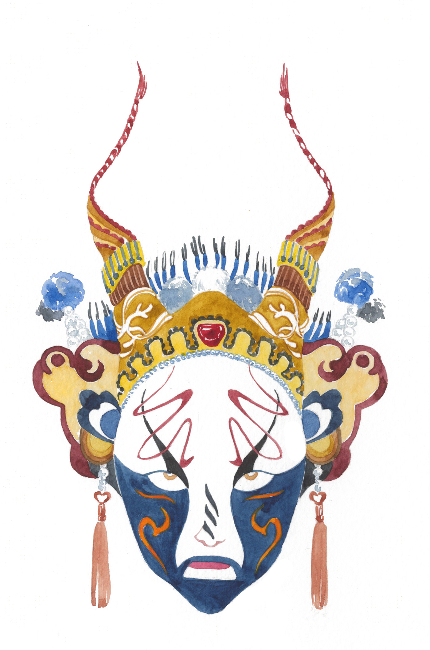 Horoscope masks Beijing Opera