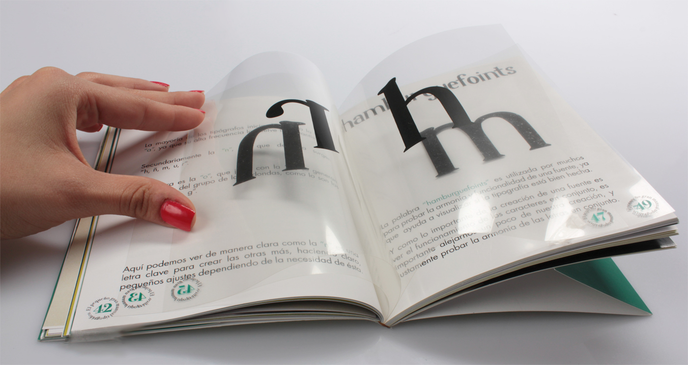 typography   manual tipografia diseño editorial design green book impresion Printing