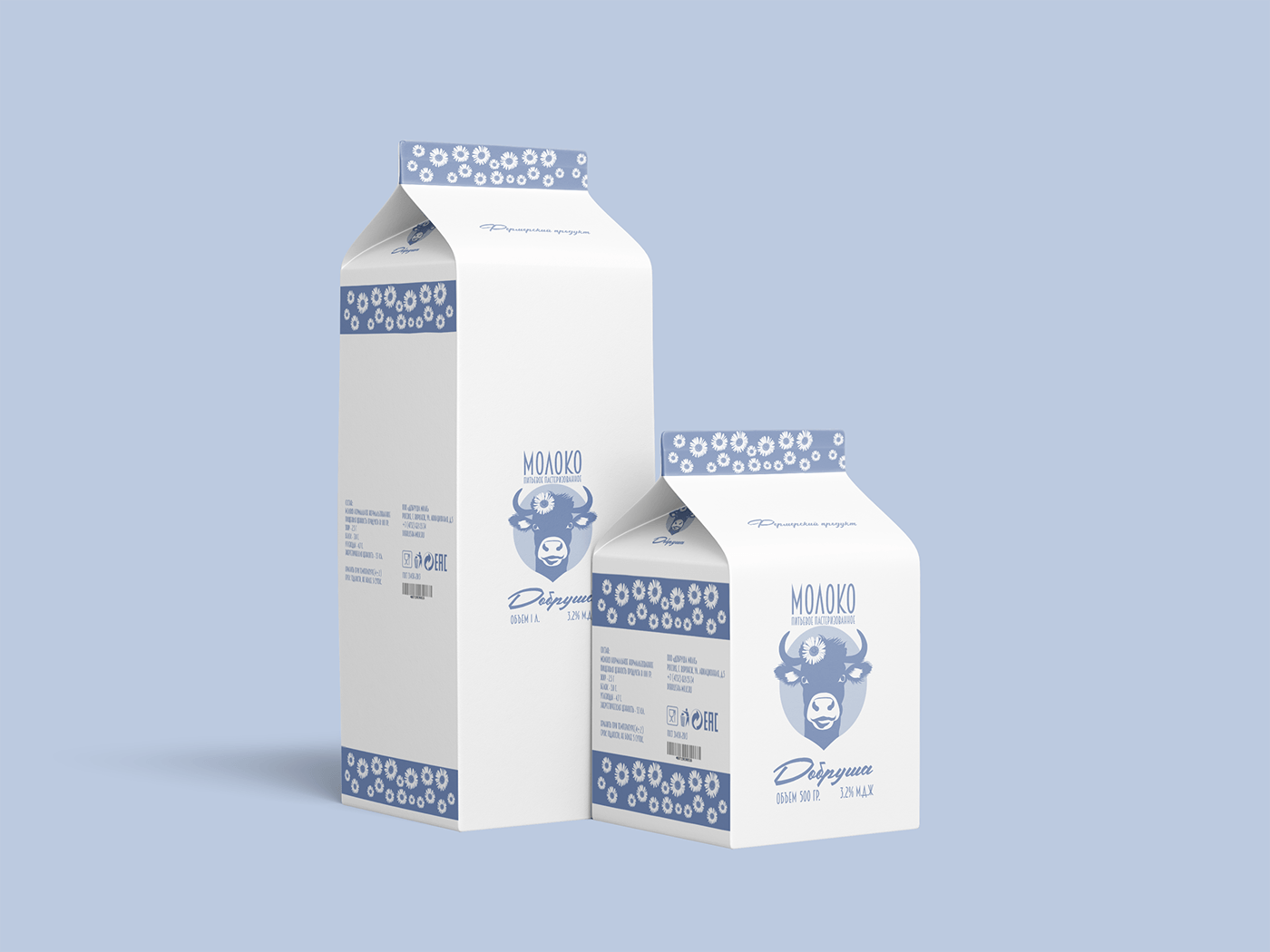 упаковка этикетка фирменный стиль брендинг логотип персонаж иллюстрация графический дизайн молоко дизайн упаковки