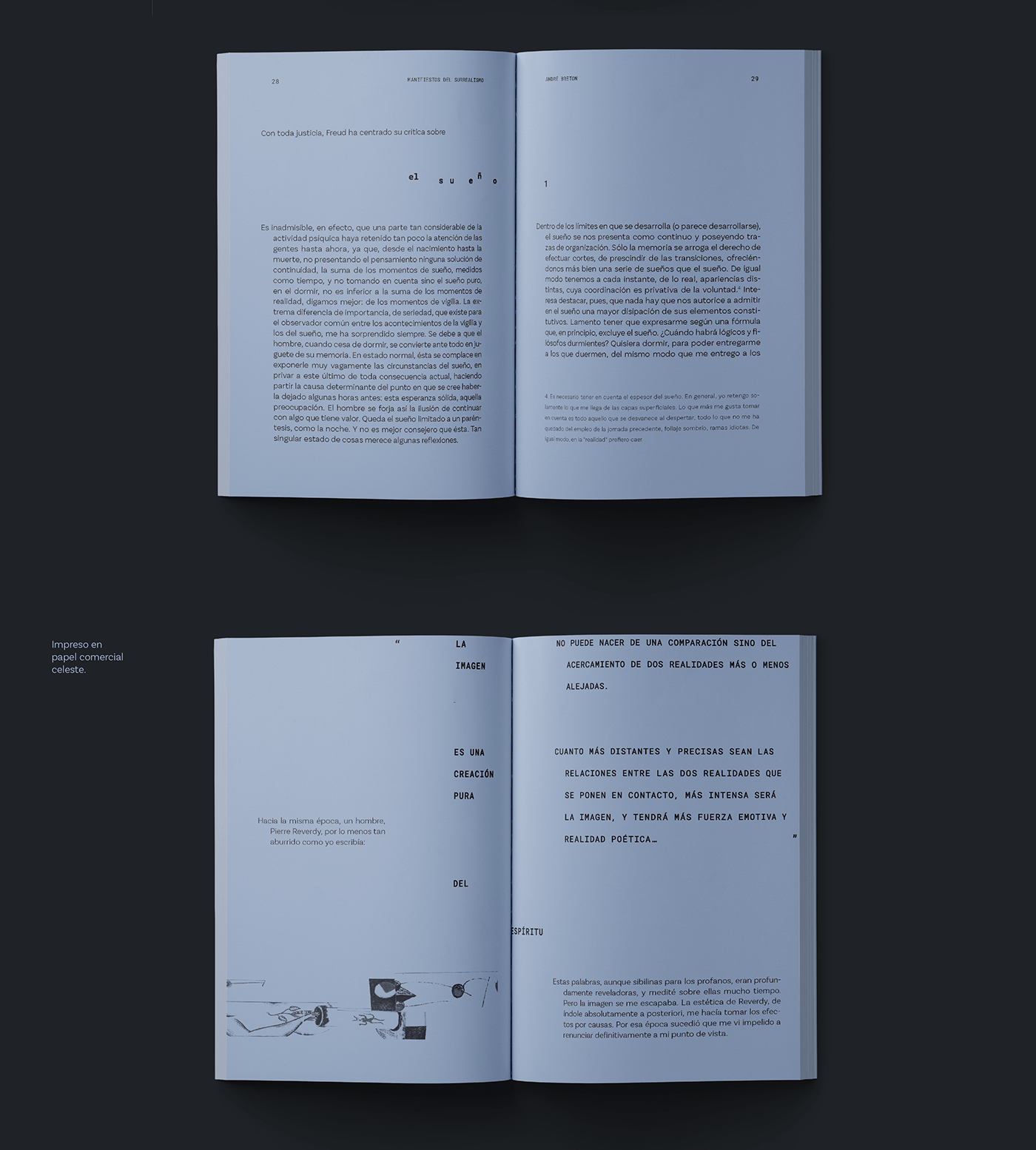graphic design  editorial design  typography   Minimalism cosgaya fadu tipografia surrealismo plaquette
