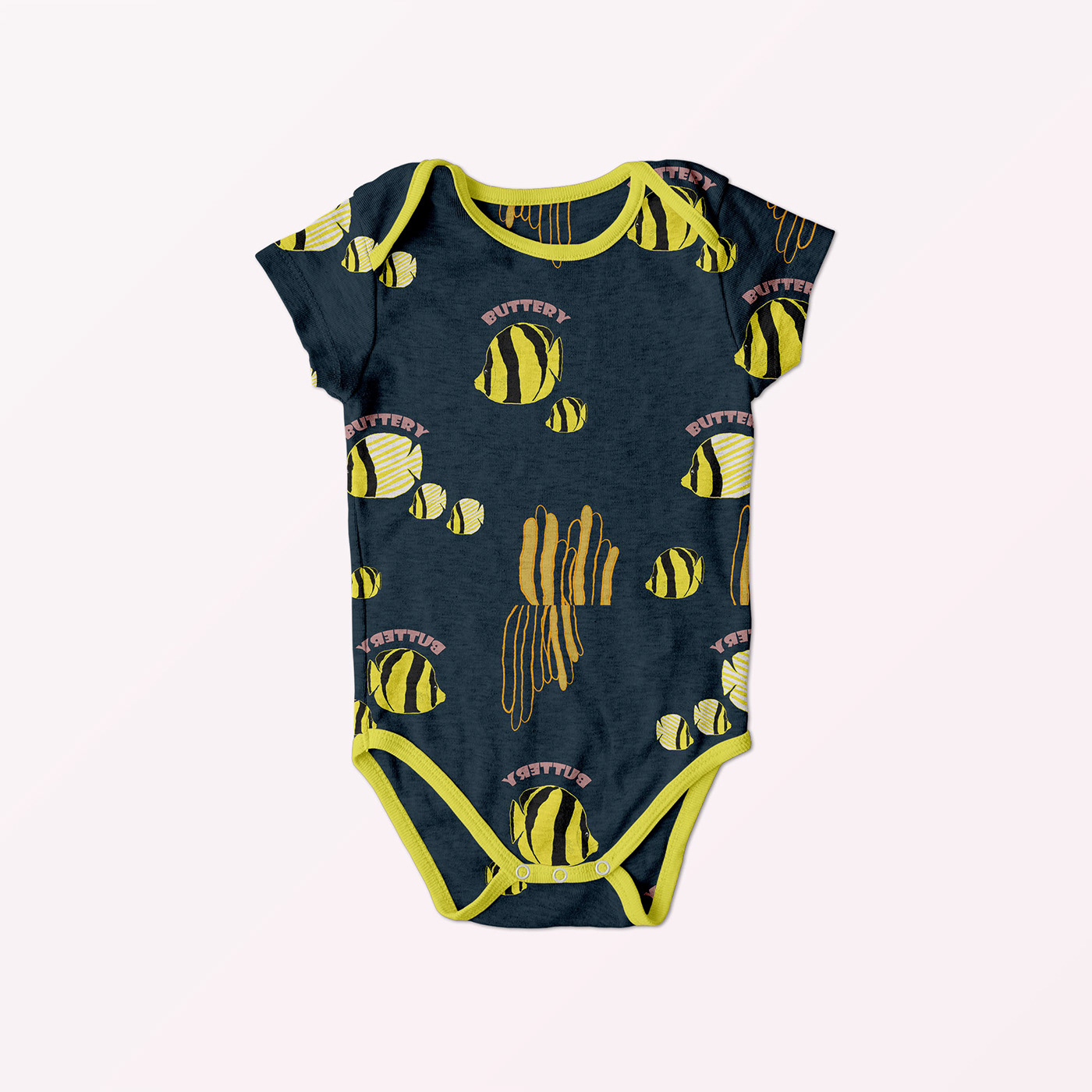 Butterfly jumpsuit for babies