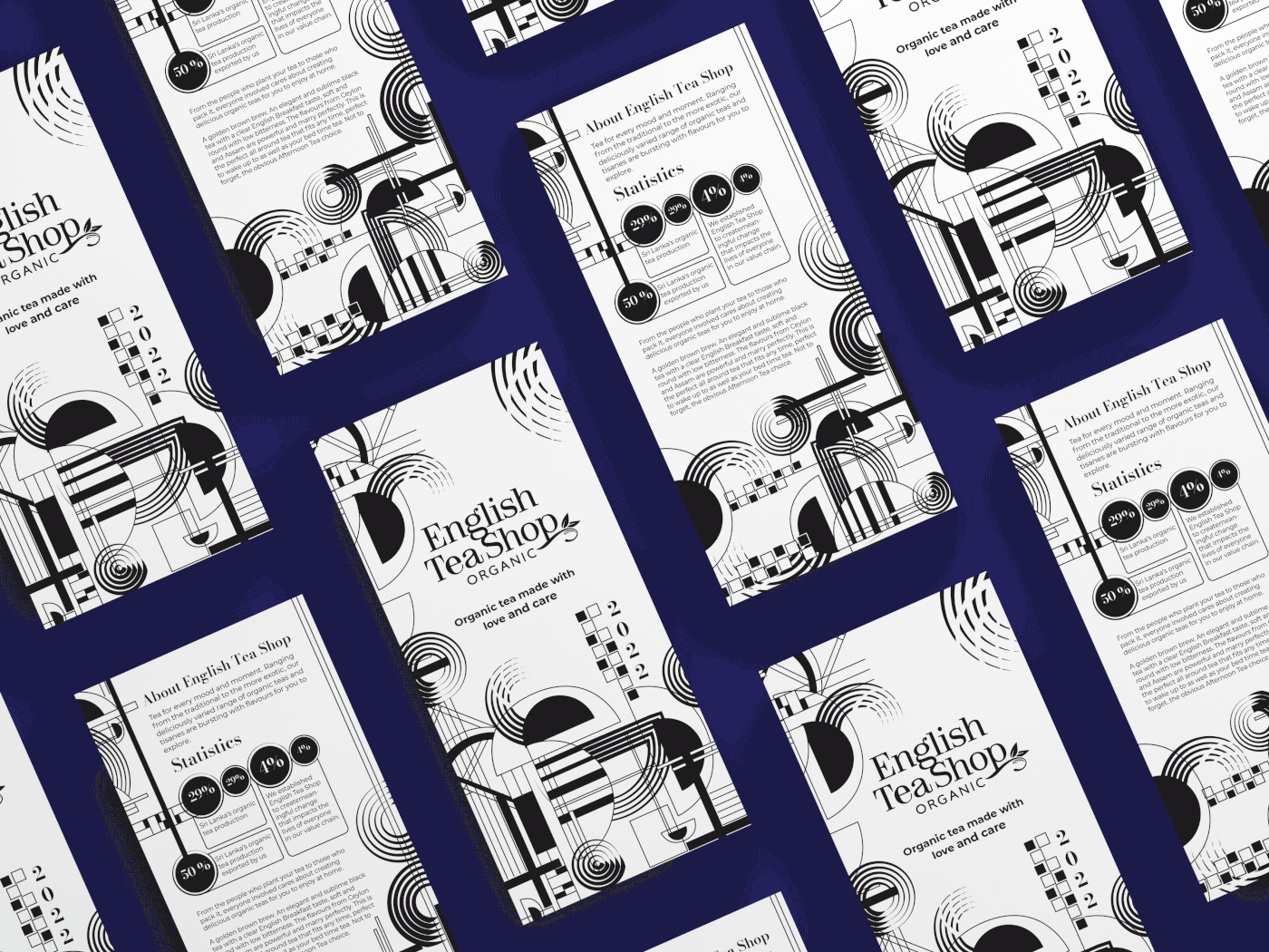 flyer Flyer Design ILLUSTRATION  Packaging packaging design pattern Printing blue organic tea