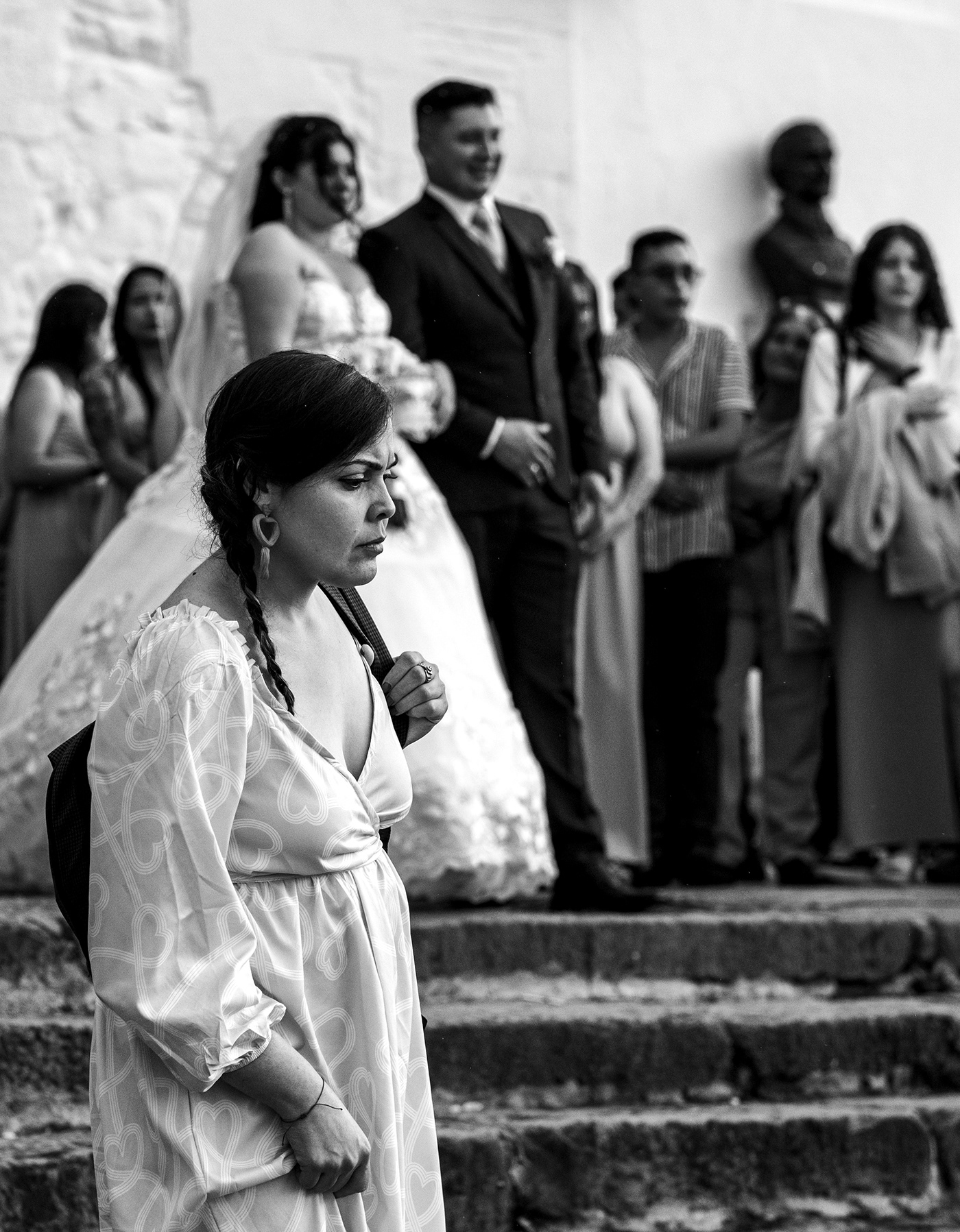 wedding street photography black and white people Photography  colombia