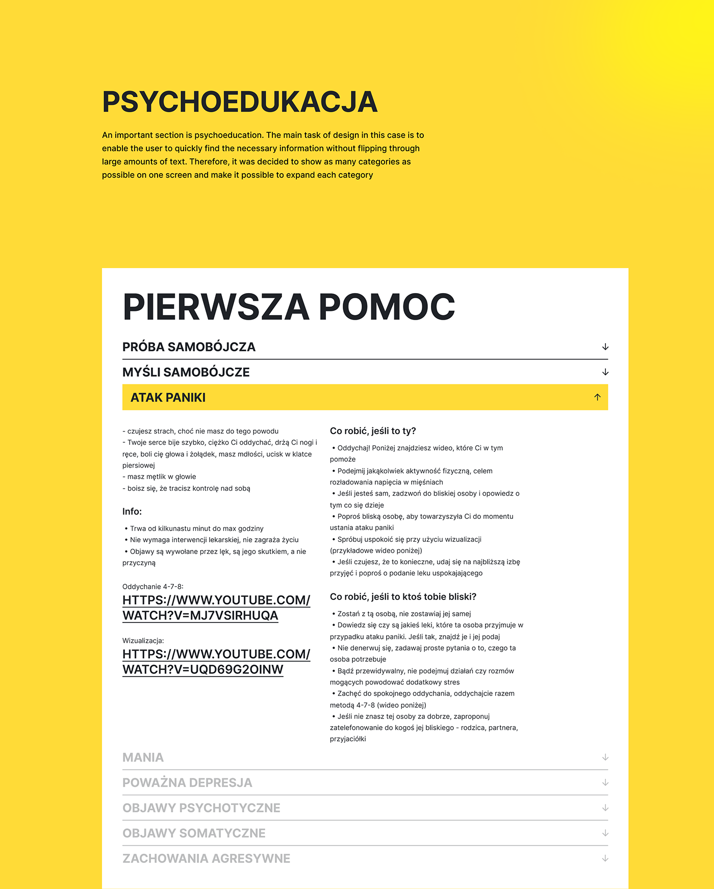 Advertising  clean mental health poland psychology social campaign visual identity wellbeing wellbeing design yellow