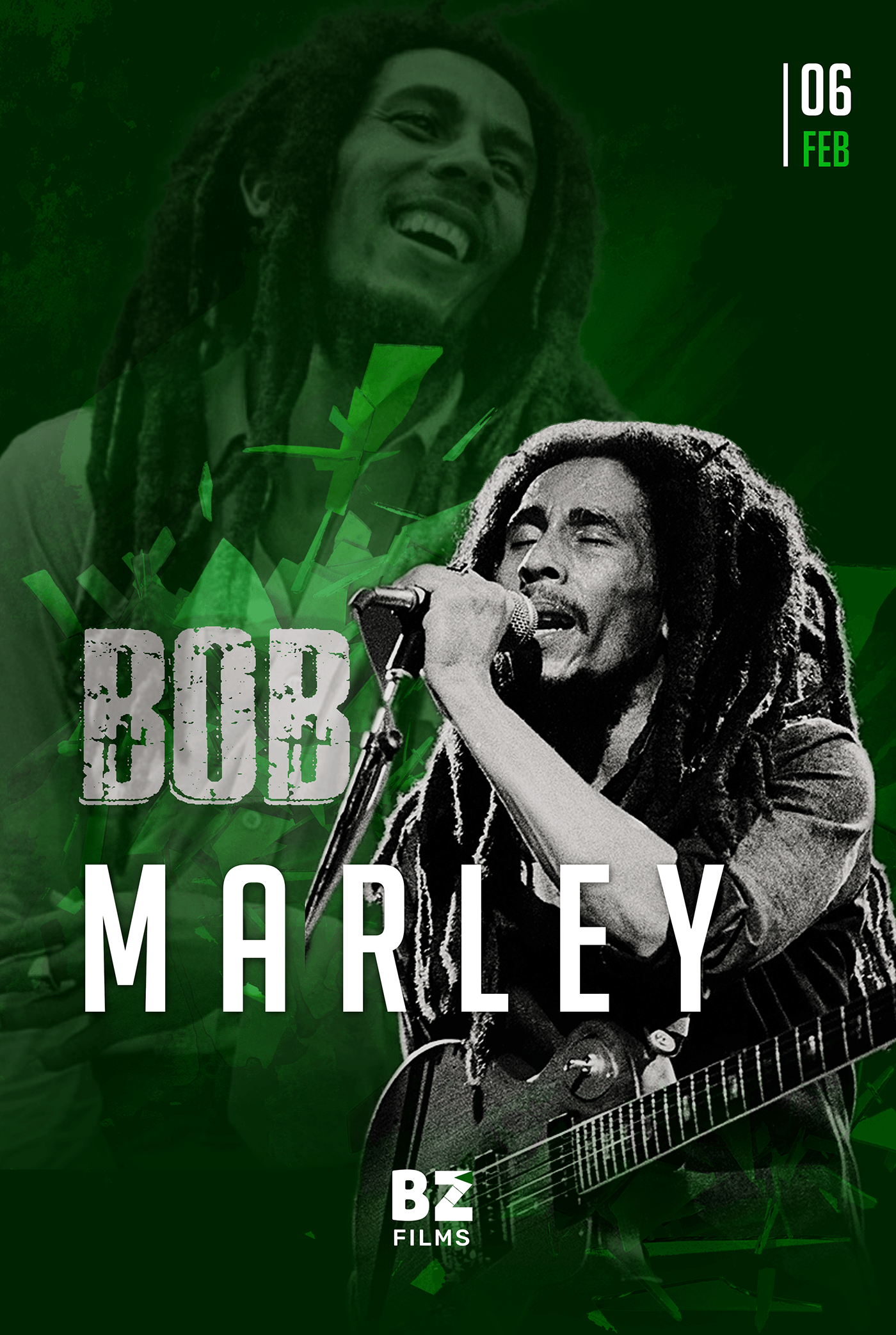 Bob Marley reggae jamaica music Social media post Graphic Designer photoshop designer reggae music typography  