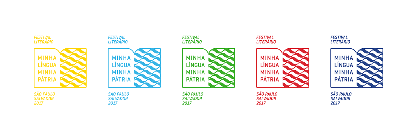 festival Brazil literature identity Logotype book Portugal portuguese language library