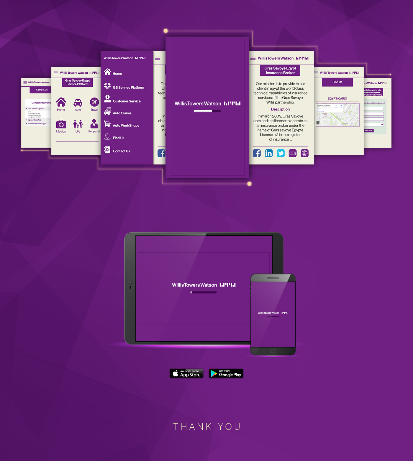 Creative Design Mobile app UI/UX interactive
