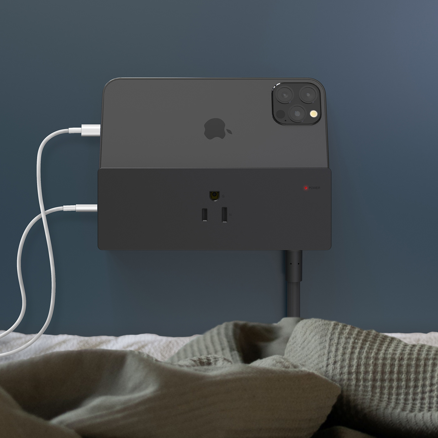 bedside Extensioncord powerstrip smartcharger 延長線 排插